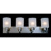 Cobalt 4 Light Vanity Light in Brushed Nickel