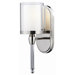 Argenta 1 Light Wall Sconce in Chrome