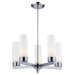Ibis 3 or 5 Light Chandelier in Chrome