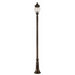 Devonshire Outdoor Post Light with Aluminum / Glass