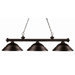 Riviera 3 Light Billiard Pendant
