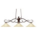 Chicago 3 Light Billiard Pendant