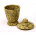 Canister in Fossil Stone