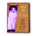 Women and Cats Wood Sign - 12" x 9"