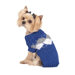 Modern Argyle Dog Sweater in Royal