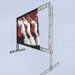 Rear-Vu Porta-Fold Rear Projection Complete Screen Kit - 15' x 26' 6" Video Format