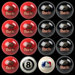 MLB Billiard Ball Set