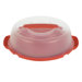 Portable Pie Plate with Plastic Cover and Base