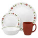 Livingware Spring Pink 16 Piece Dinnerware Set