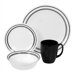 Livingware Classic Cafe 16 Piece Dinnerware Set