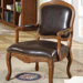 Napoleon Bicast Leather Arm Chair