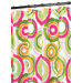 Groovy Circles Shower Curtain in Tangelo