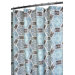 Renaissance Tiles Shower Curtain in Light Sea Spray