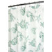 Sea Life Shower Curtain in White Aqua