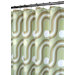 Squiggles Shower Curtain in Green
