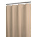 Satin Stripe Shower Curtain in Linen