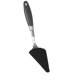 Black Flexible Pie Server with Gray Handle