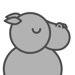 Animals Hippo Print