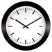 Jumbo Wall Clock Railroad in White