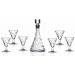 RCR Laurus Crystal 7 Piece Liquor Set