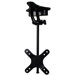Flip-down Ceiling or Under-Cabinet Mount in Black for 10-20" LED or LCD TVs