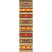 Kilim Multi-Colored Striped Medallion Rug