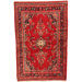 Kourd Red Floral Medallion Rug