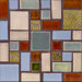 Riverbed 12" x 12" Handmade Mosaic Blend in Savvy Squares