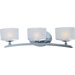 Zen Three Light Bath Vanity in Polished Chrome
