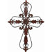 Toscana Flower Shaped Metal Wall Hanging