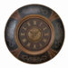 Toscana Wood Leather Wall Clock