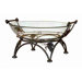 Urban Trends Lounging Glass Bowl Metal Stand