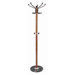 Urban Trends Deep Brown Metal Marble Coat Rack