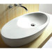 18.11" X 5.51" Oval Bathroom Vessel Sink