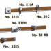 No. 51 Map Rail Accessories