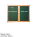 42"H x 30"Wide Wood Framed Directory with Glass Door