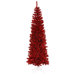 10' Artificial Pencil Christmas Tree in Red