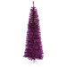 9' Artificial Pencil Christmas Tree in Purple