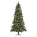 7' Snowtip Berry/Vine Artificial Christmas Tree with Clear Lights