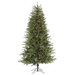 7' Bradfo Red Fir Artificial Christmas Tree with Multicolored Lights