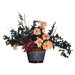 Floral Zinnia and Gooseberry
