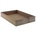 Volcano Dusk Collection Letter Tray with Natural Grass Weave Pattern