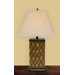 28" Diamond Chest Porcelain Table Lamp