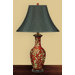 29" Leaves Vase Porcelain Table Lamp