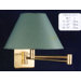 Swiging Arm One Light Wall Bracket Beige Shade