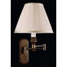 Swing Arm One Light Wall Bracket with Plitted Shade