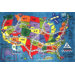 Supreme Travel Fun Classroom Kids Rug