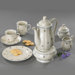 20-tlg. Kaffeeservice Set "Marie Luise Streublume"