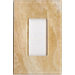 Artitude Beige Marble Decorative Light Switch Cover - Single Rocker Switch