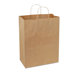 7" x 13" x 7" Handled Shopping Bags in Natural